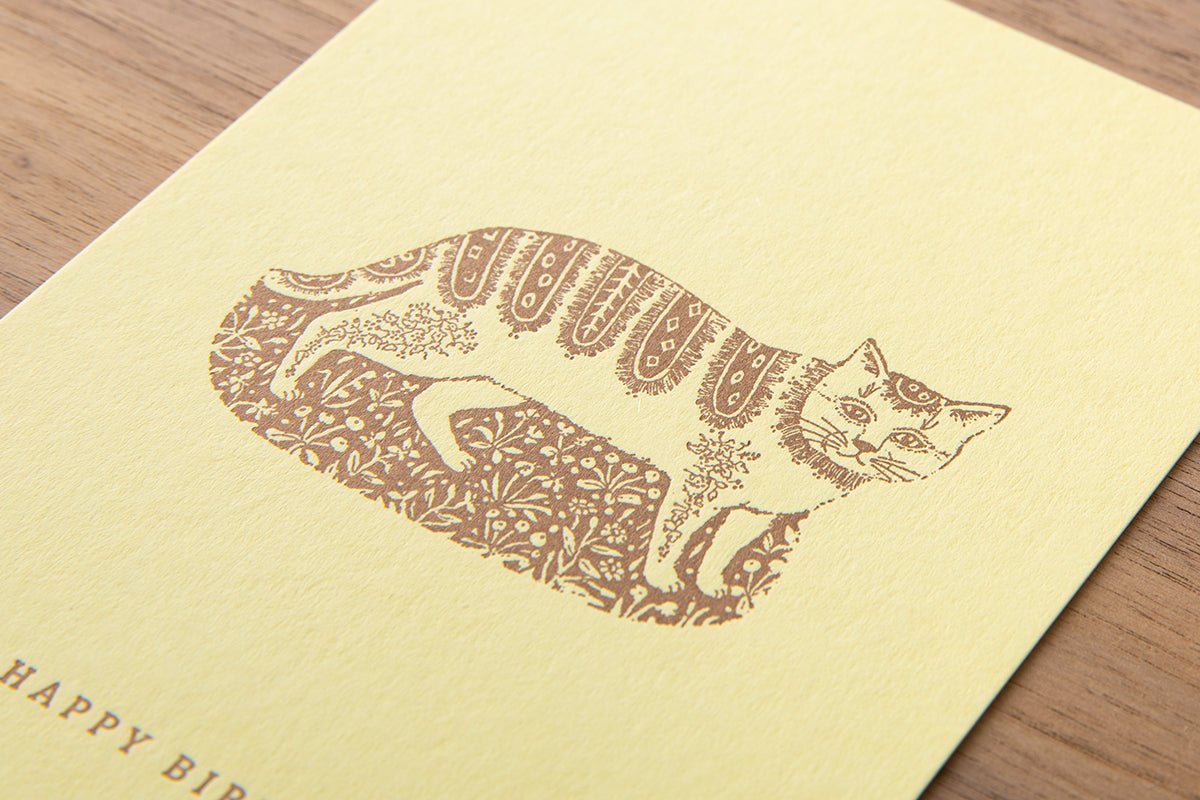 Art Touch Tamane Iwata Letterpress Postcard / TOUCH & FLOW - bungu