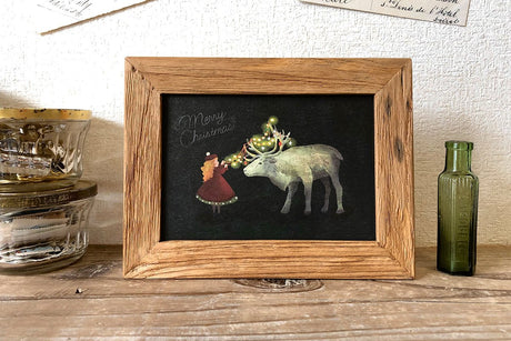 Art Touch tera X'mas Reindeer Postcard / TOUCH & FLOW - bungu