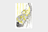 Art Touch Yukiko Moriyama Postcard / TOUCH & FLOW - bungu