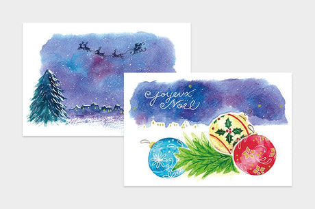 Art Touch yumepaletto Christmas Postcards / TOUCH & FLOW - bungu
