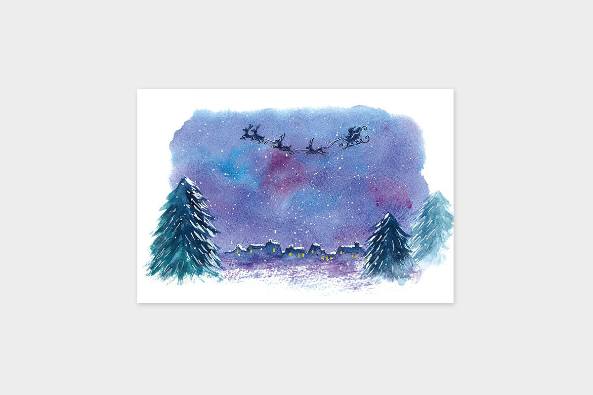 Art Touch yumepaletto Christmas Postcards / TOUCH & FLOW - bungu
