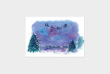 Art Touch yumepaletto Christmas Postcards / TOUCH & FLOW - bungu