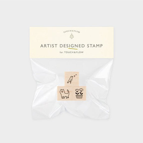 Artist Stamp Series by Yoshiko Torisu / TOUCH & FLOW - bungu