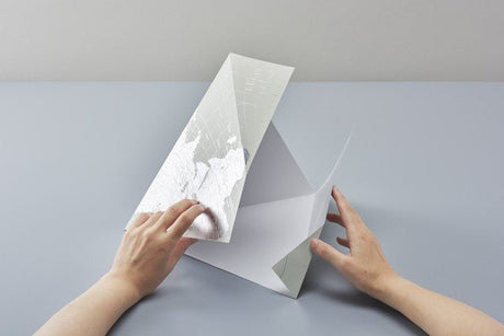 AuthaGraph World Map Platinum / Marumo Printing Stationery - bungu