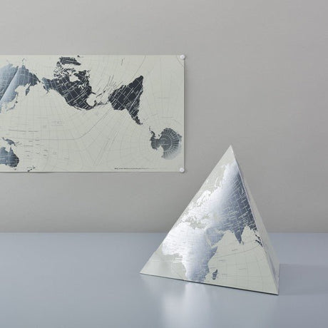 AuthaGraph World Map Platinum / Marumo Printing Stationery - bungu