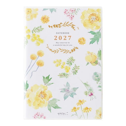 Country Time Floral Pocket Diary 2027 / MIDORI