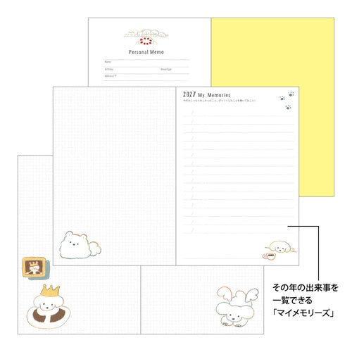 Dog Pocket Diary 2027 / MIDORI