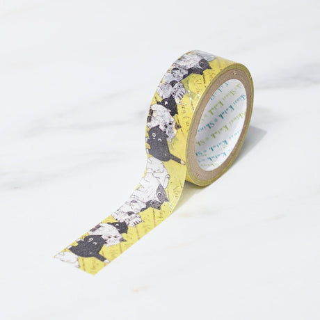 Ballet Nekonekone Cat Masking Tape Shinzi Katoh Kirapika / Seal Do - bungu