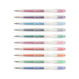 Ballsign Tiara Glitter Knock Pen 10 Color Set / SAKURA - bungu