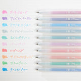 Ballsign Tiara Glitter Knock Pen 10 Color Set / SAKURA - bungu