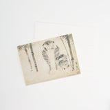 Bamboo and Tiger Greeting Card / Benrido - bungu