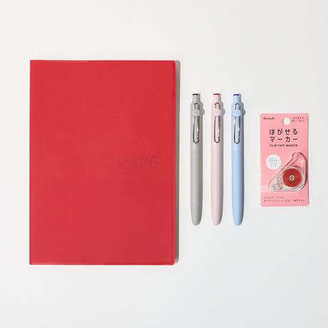 Basic 2026 Planner Bundle – Red - bungu