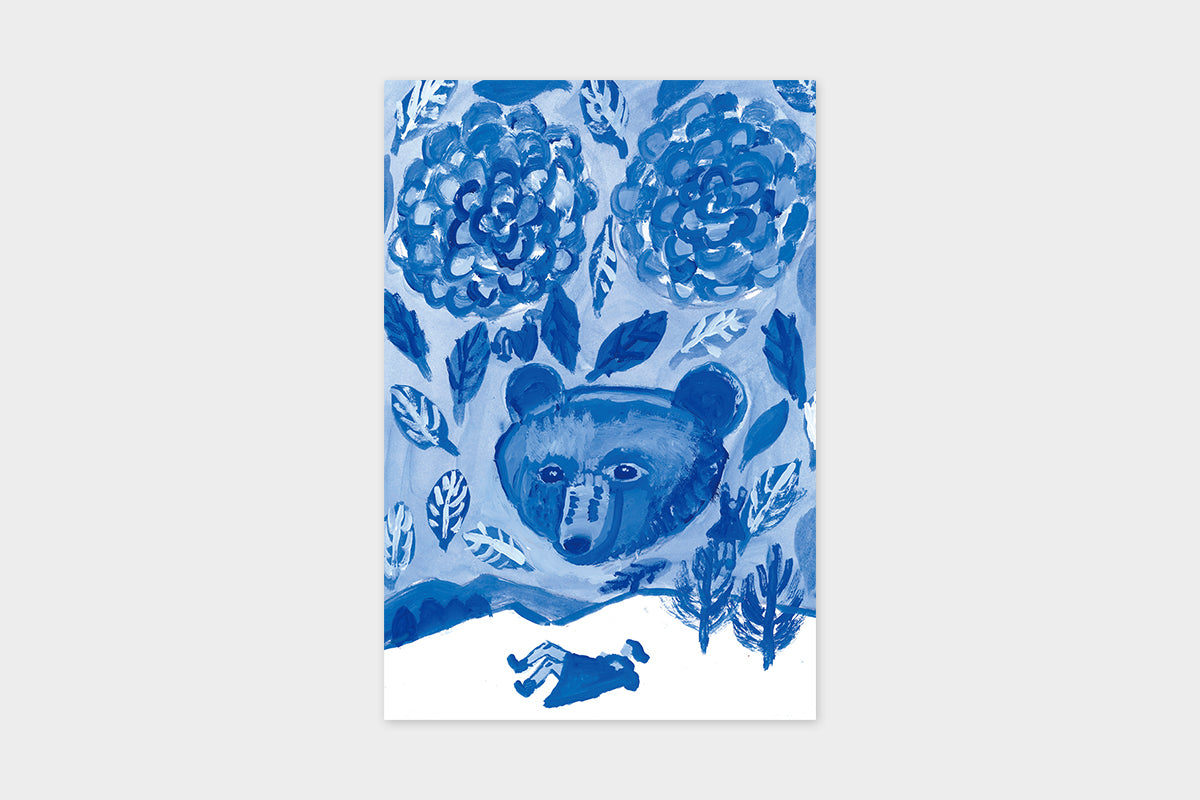 Art Touch Lioncider Floral Pattern Postcards / TOUCH & FLOW