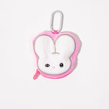 beco+81 Shirimimi Bunny Face Pouch Gacha Capsule - bungu