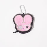 beco+81 Shirimimi Bunny Face Pouch Gacha Capsule - bungu
