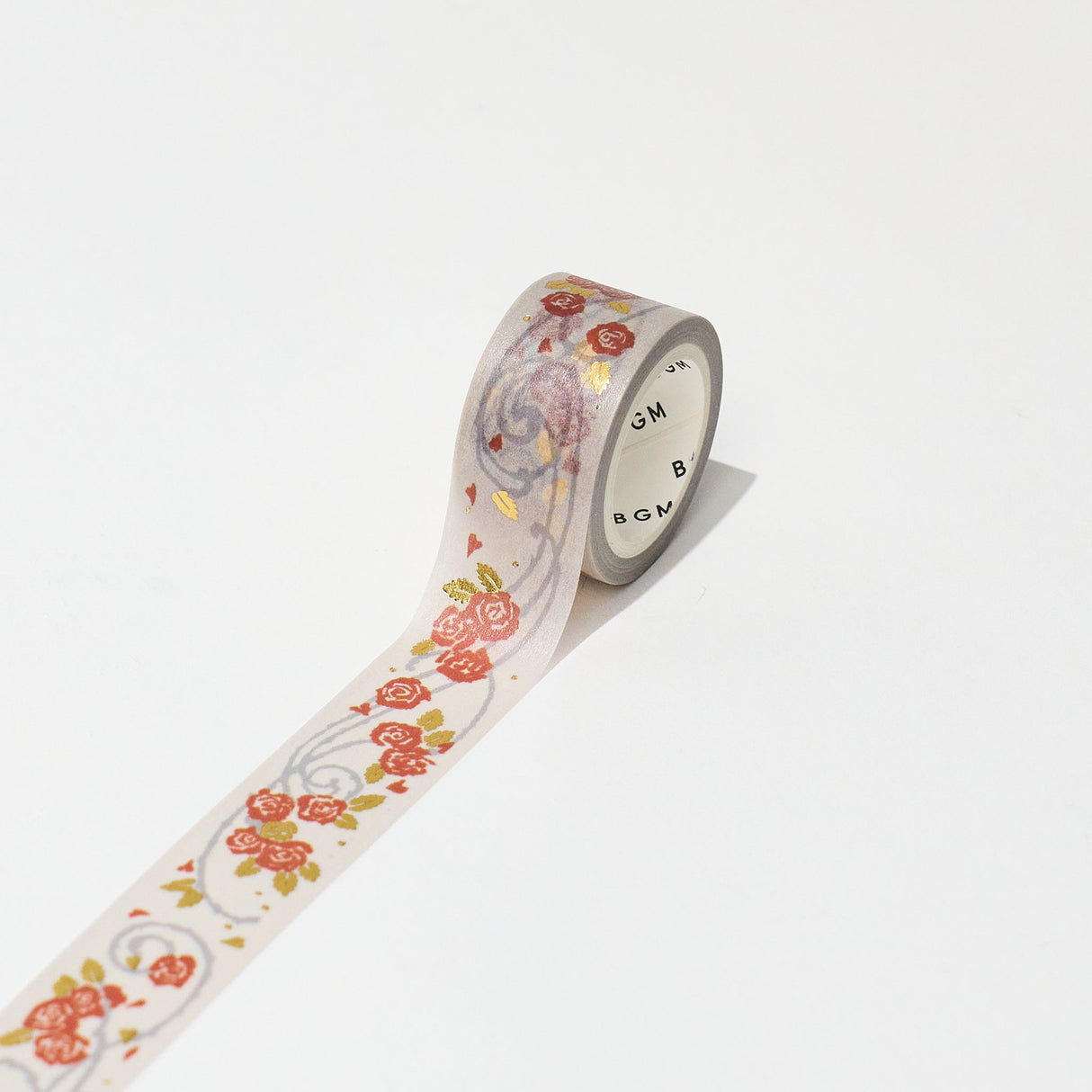 BGM Botanical Notes Foil Masking Tape / Background Music - bungu