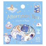 BGM Foil Stamping "Afternoon Tea Party" Stickers / Background Music - bungu