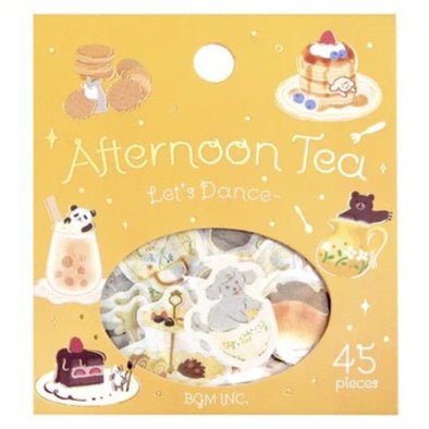 BGM Foil Stamping "Afternoon Tea Party" Stickers / Background Music - bungu