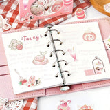 BGM Foil Stamping "Afternoon Tea Party" Stickers / Background Music - bungu