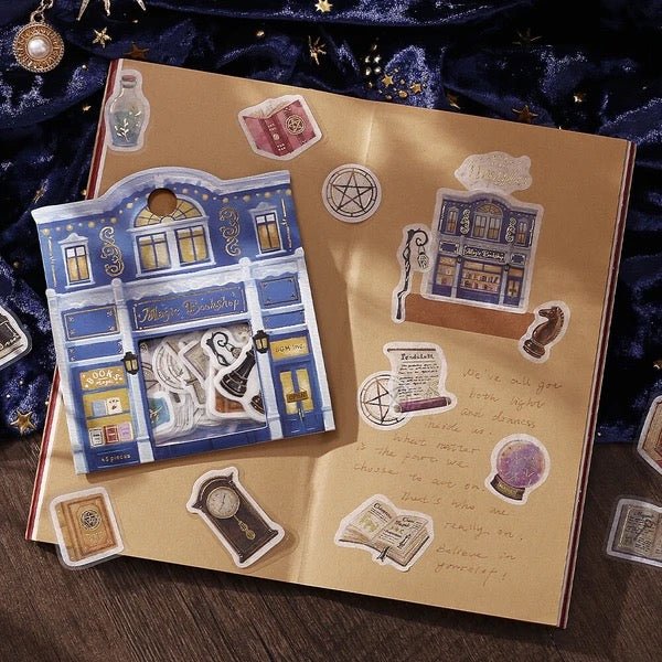 BGM Foil Stamping "Fantasy Shopping Arcade" Stickers / Background Music - bungu