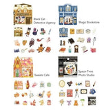 BGM Foil Stamping "Fantasy Shopping Arcade" Stickers / Background Music - bungu