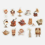 BGM Foil Stamping "Kissa A La Mode" Flake Stickers / Background Music - bungu