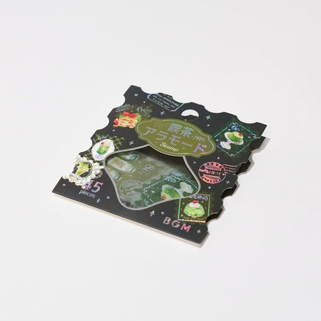 BGM Foil Stamping "Kissa A La Mode: Stamp" Flake Stickers / Background Music - bungu