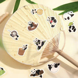 BGM Foil Stamping "Panda Biyori" Stickers / Background Music - bungu