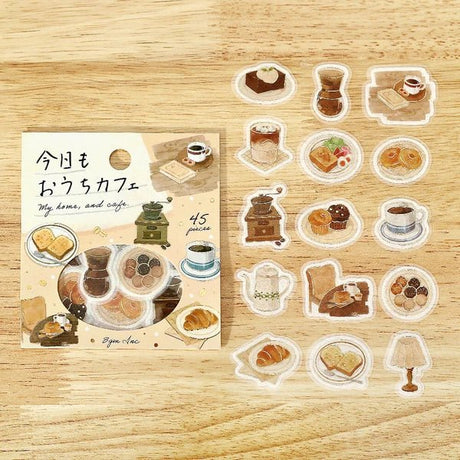 BGM Foil Stamping "Today's Cafe" Stickers / Background Music - bungu