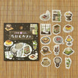 BGM Foil Stamping "Today's Cafe" Stickers / Background Music - bungu
