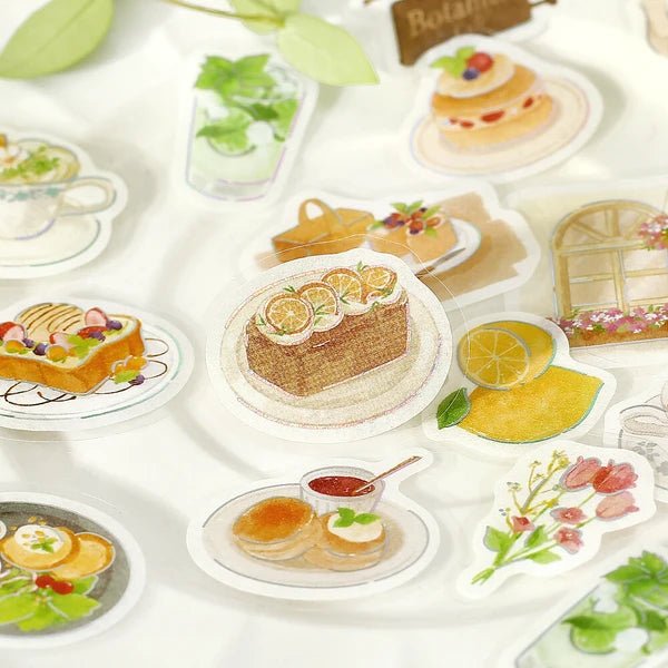 BGM Foil Stamping "Today's Cafe" Stickers / Background Music - bungu