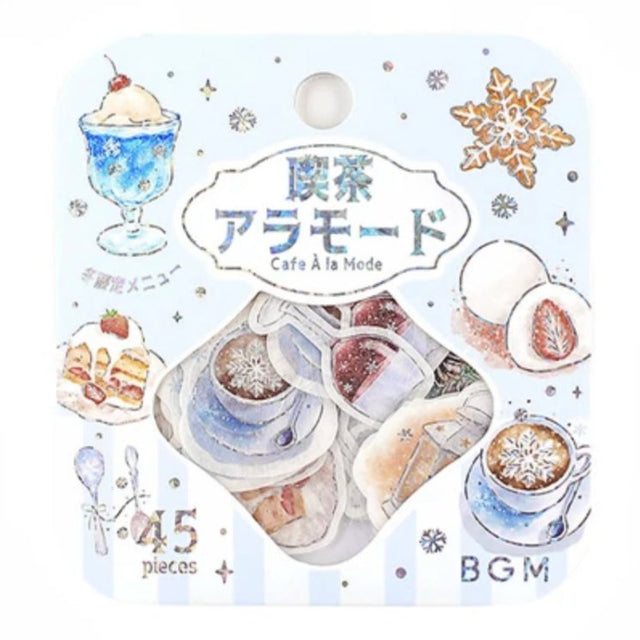 BGM Foil Stamping Winter Stickers / Background Music - bungu