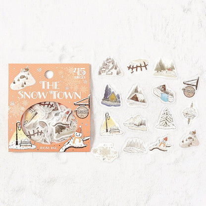 BGM Foil Stamping Winter Stickers / Background Music - bungu