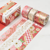 BGM Kimono Pattern Series Foil Masking Tape Set / Background Music - bungu