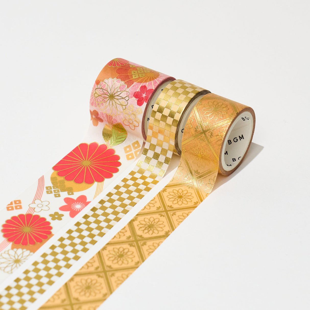 BGM Kimono Pattern Series Volume 2 Foil Masking Tape Set / Background Music - bungu