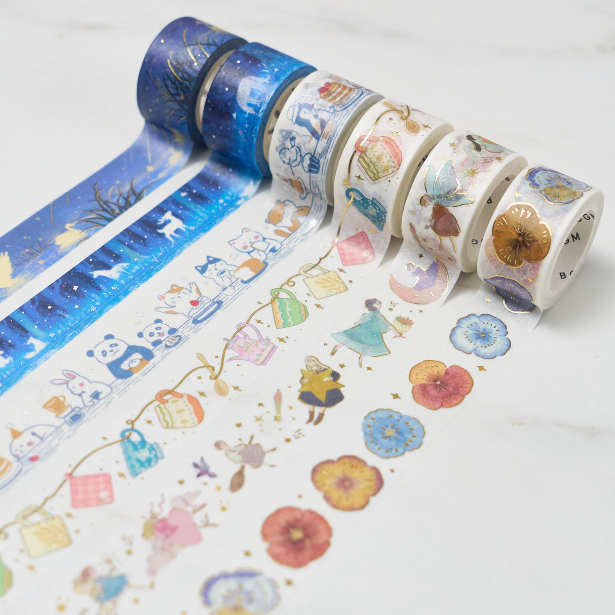 BGM Life Series Foil Masking Tape / Background Music - bungu