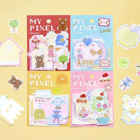 BGM Memo Stickers "My Pixel" Series / Background Music - bungu