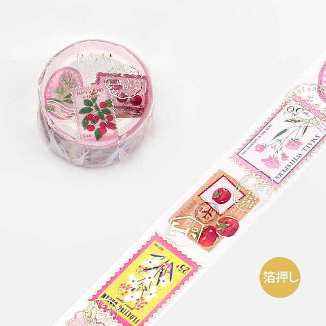 BGM Post Office 20mm Foil Masking Tape / Background Music - bungu