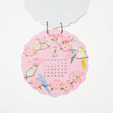 Bird Die-Cut Wall Calendar 2027 / MIDORI - bungu