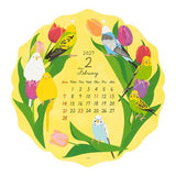 Bird Die-Cut Wall Calendar 2027 / MIDORI - bungu