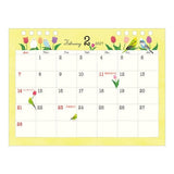 Bird Ring Desk Calendar 2027 / MIDORI - bungu