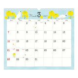 Bird Wall Calendar 2027 / MIDORI - bungu