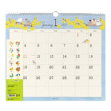 Bird Wall Calendar 2027 / MIDORI