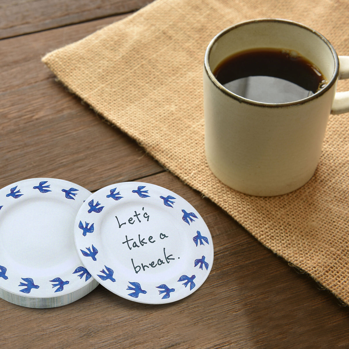 Marumemo Nordic Plate Round Memo Pad / Marumo Printing