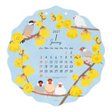 Bird Die-Cut Wall Calendar 2027 / MIDORI