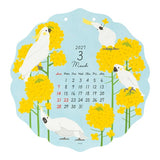 Bird Die-Cut Wall Calendar 2027 / MIDORI