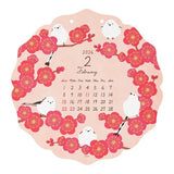 Birds and Seasonal Plants Die - Cut Wall Calendar 2026 / MIDORI - bungu
