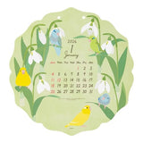 Birds and Seasonal Plants Die - Cut Wall Calendar 2026 / MIDORI - bungu
