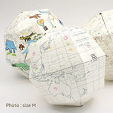 Blank Paper Globe Assembling Kit / Marumo Printing Stationery - bungu