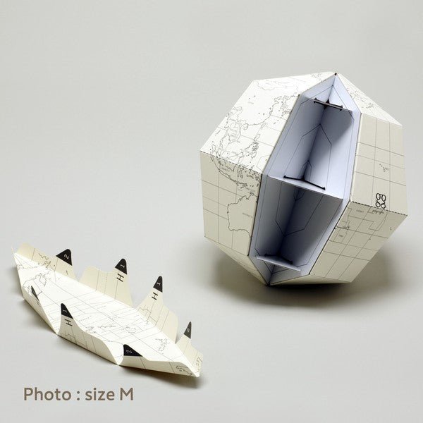 Blank Paper Globe Assembling Kit / Marumo Printing Stationery - bungu